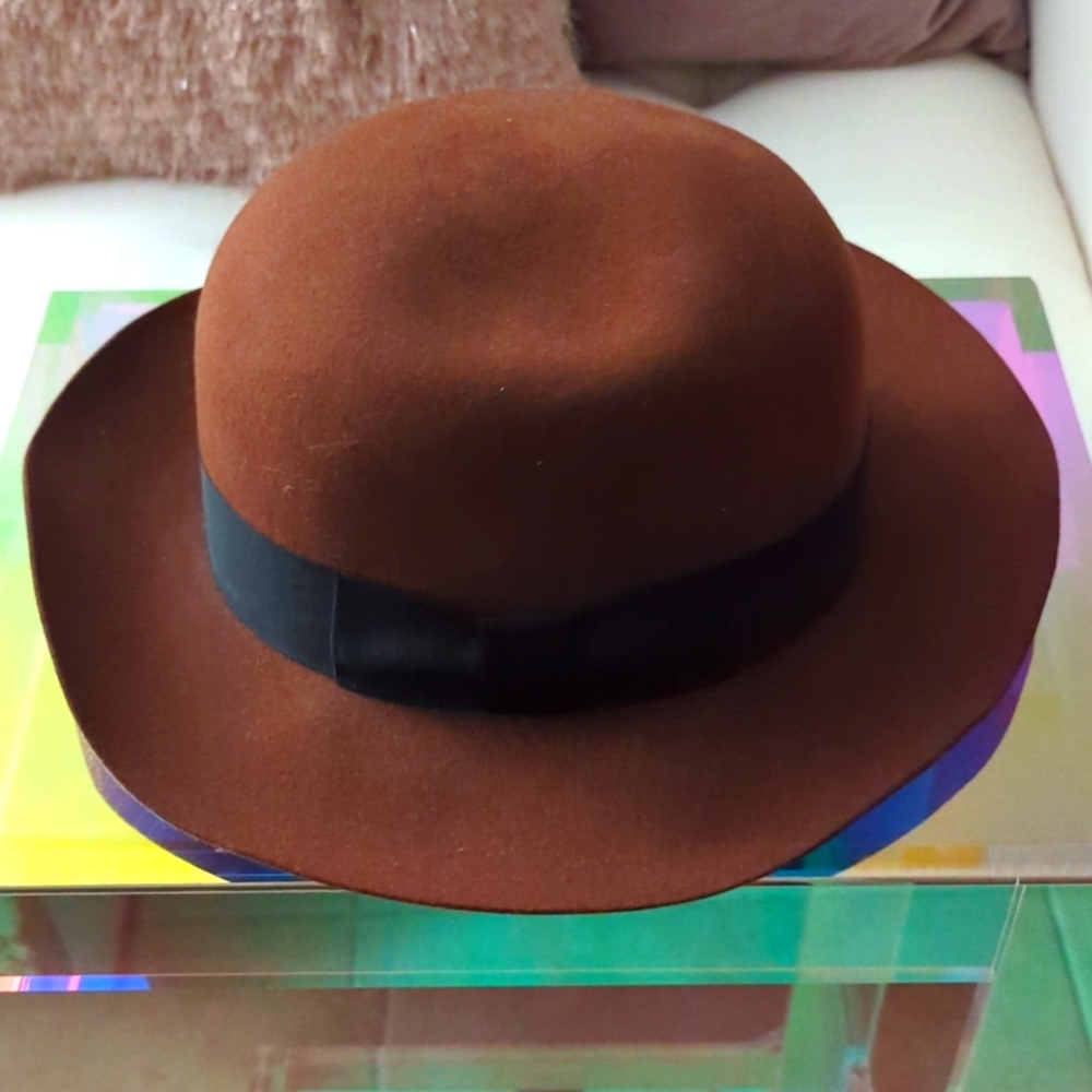 Brown Bowler from the 80's for women